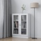 vidaXL Βιτρίνα Λευκή 82,5 x 30,5 x 115 εκ. Μοριοσανίδα