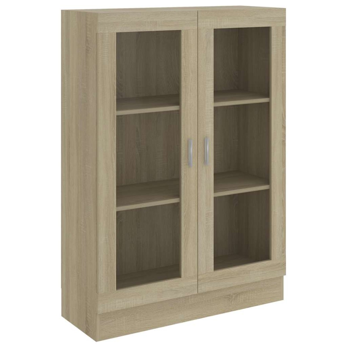 vidaXL Βιτρίνα Χρώμα Sonoma Δρυς 82,5 x 30,5 x 115 εκ. Μοριοσανίδα