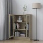 vidaXL Βιτρίνα Χρώμα Sonoma Δρυς 82,5 x 30,5 x 115 εκ. Μοριοσανίδα