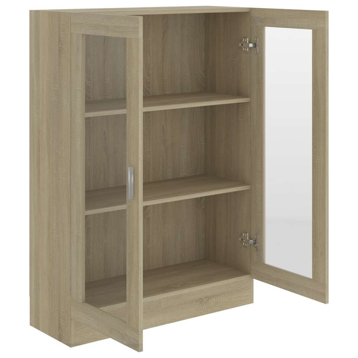 vidaXL Βιτρίνα Χρώμα Sonoma Δρυς 82,5 x 30,5 x 115 εκ. Μοριοσανίδα