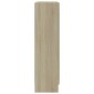 vidaXL Βιτρίνα Χρώμα Sonoma Δρυς 82,5 x 30,5 x 115 εκ. Μοριοσανίδα