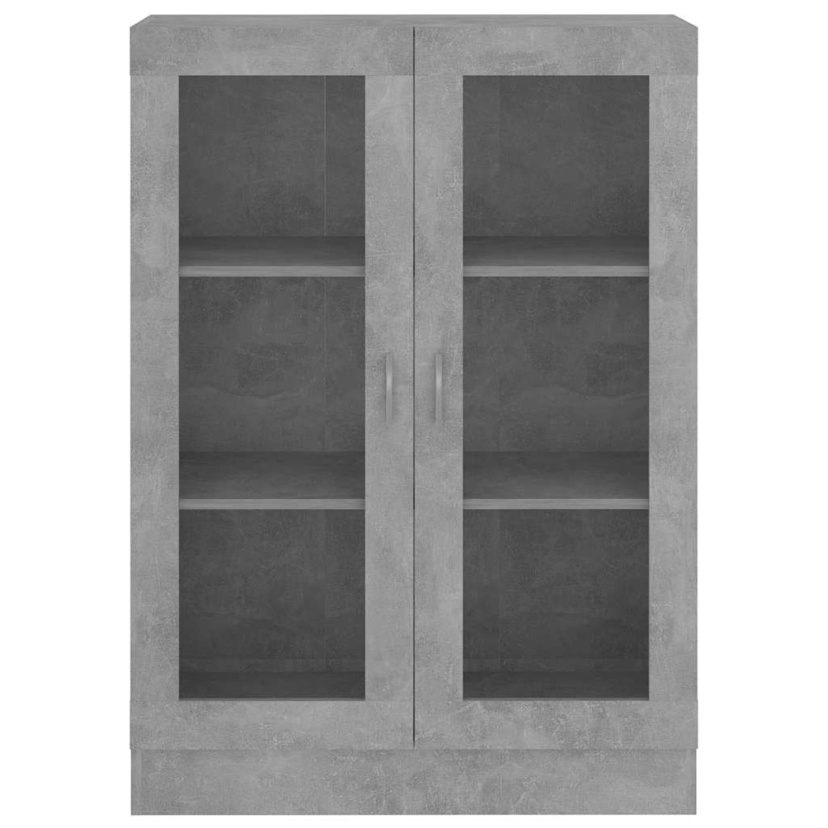 vidaXL Βιτρίνα Γκρι του Σκυροδέματος 82,5 x 30,5 x 115 εκ. Μοριοσανίδα