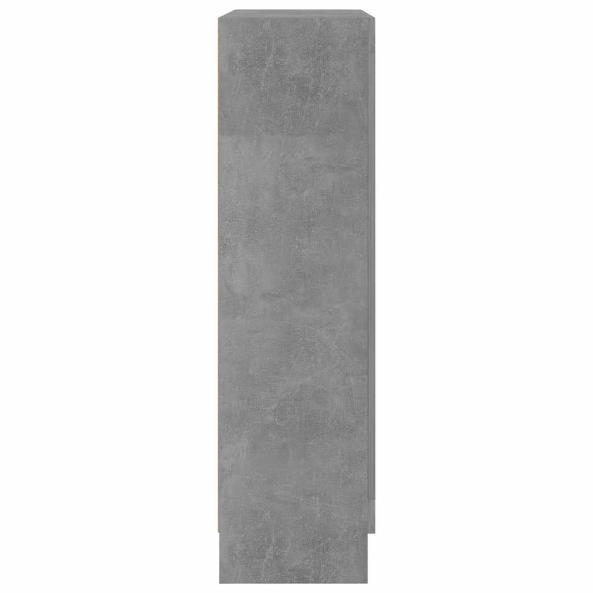 vidaXL Βιτρίνα Γκρι του Σκυροδέματος 82,5 x 30,5 x 115 εκ. Μοριοσανίδα