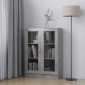 vidaXL Βιτρίνα Γκρι του Σκυροδέματος 82,5 x 30,5 x 115 εκ. Μοριοσανίδα