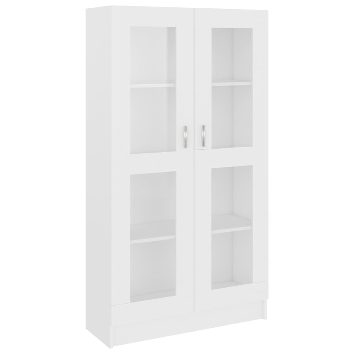 vidaXL Βιτρίνα Λευκή 82,5 x 30,5 x 150 εκ. Μοριοσανίδα