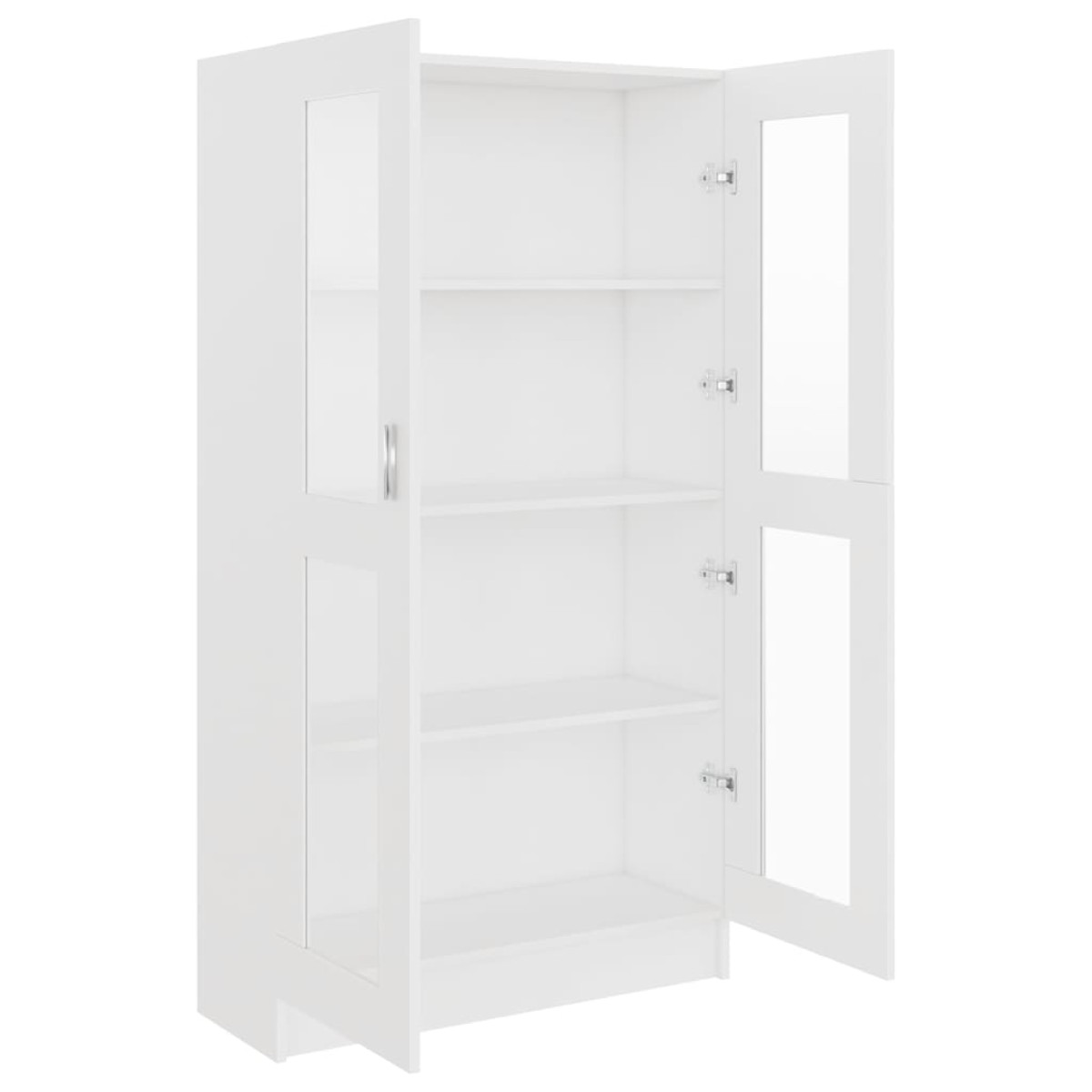 vidaXL Βιτρίνα Λευκή 82,5 x 30,5 x 150 εκ. Μοριοσανίδα