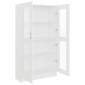 vidaXL Βιτρίνα Λευκή 82,5 x 30,5 x 150 εκ. Μοριοσανίδα