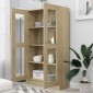 vidaXL Βιτρίνα Χρώμα Sonoma Δρυς 82,5 x 30,5 x 150 εκ. Μοριοσανίδα