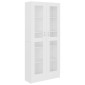 vidaXL Βιτρίνα Λευκή 82,5 x 30,5 x 185,5 εκ. Μοριοσανίδα