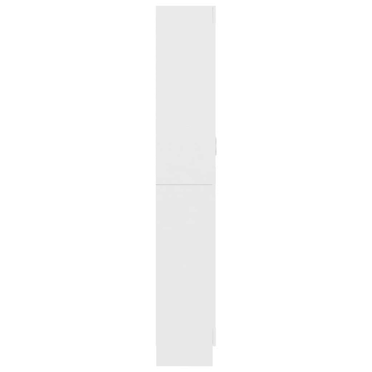 vidaXL Βιτρίνα Λευκή 82,5 x 30,5 x 185,5 εκ. Μοριοσανίδα
