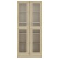 vidaXL Βιτρίνα Χρώμα Sonoma Δρυς 82,5 x 30,5 x 185,5 εκ. Μοριοσανίδα