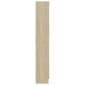 vidaXL Βιτρίνα Χρώμα Sonoma Δρυς 82,5 x 30,5 x 185,5 εκ. Μοριοσανίδα