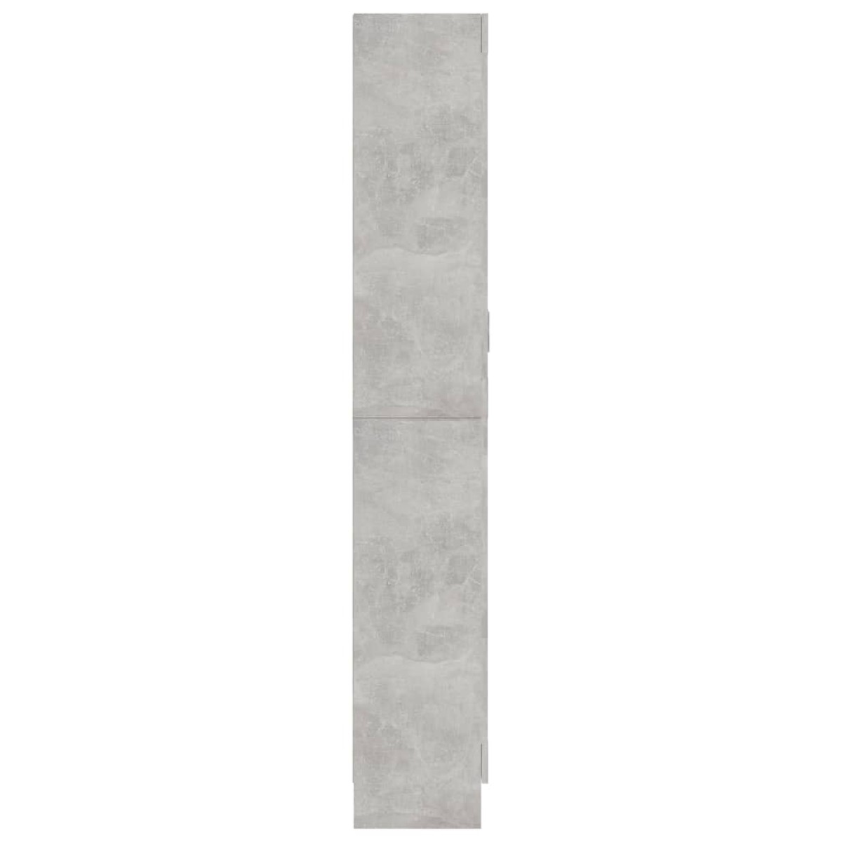 vidaXL Βιτρίνα Γκρι του Σκυροδέματος 82,5x30,5x185,5 εκ. Μοριοσανίδα