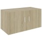 vidaXL Ντουλάπι Επιτοίχιο Sonoma Δρυς 80 x 39 x 40 εκ. από Μοριοσανίδα