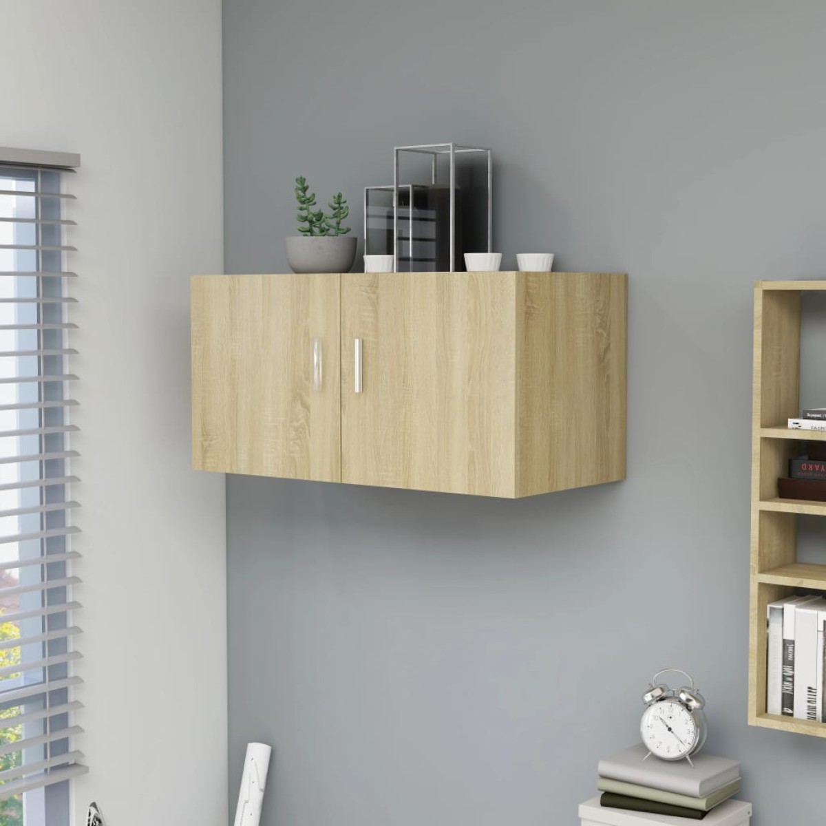 vidaXL Ντουλάπι Επιτοίχιο Sonoma Δρυς 80 x 39 x 40 εκ. από Μοριοσανίδα