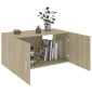 vidaXL Ντουλάπι Επιτοίχιο Sonoma Δρυς 80 x 39 x 40 εκ. από Μοριοσανίδα