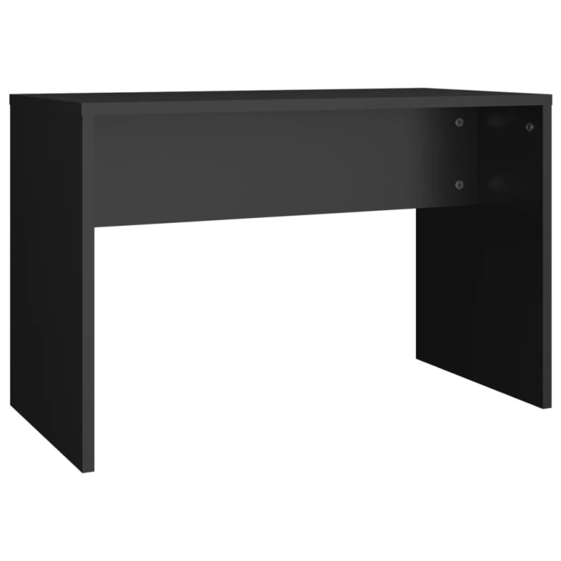 vidaXL Σκαμπό Μπουντουάρ Μαύρο 70 x 35 x 45 εκ. από Επεξεργασμένο Ξύλο