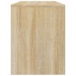 vidaXL Σκαμπό Μπουντουάρ Sonoma δρυς 70 x 35 x 45 εκ. Επεξ. Ξύλο