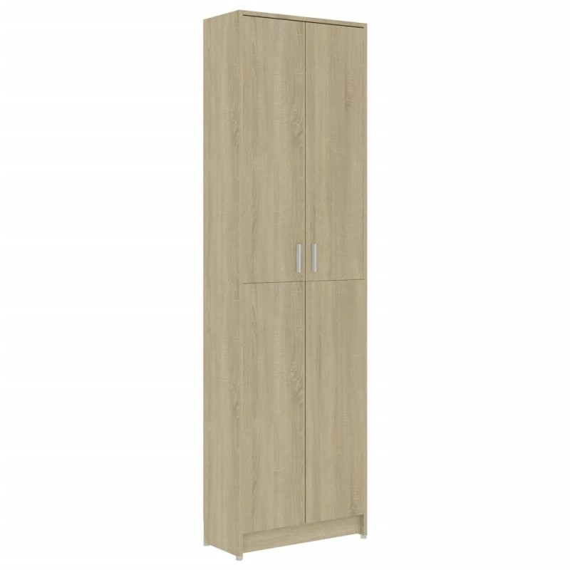 vidaXL Ντουλάπα Διαδρόμου Sonoma Δρυς 55 x 25 x 189 εκ. Επεξ. Ξύλο