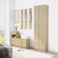 vidaXL Ντουλάπα Διαδρόμου Sonoma Δρυς 55 x 25 x 189 εκ. Μοριοσανίδα