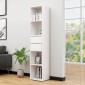 vidaXL Βιβλιοθήκη Λευκή 36 x 30 x 171 εκ. από Μοριοσανίδα