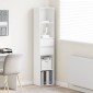 vidaXL Βιβλιοθήκη Λευκή 36 x 30 x 171 εκ. από Μοριοσανίδα