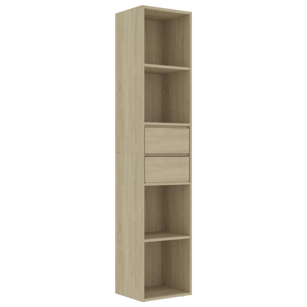 vidaXL Βιβλιοθήκη Χρώμα Sonoma Δρυς 36 x 30 x 171 εκ. από Επεξ. Ξύλο