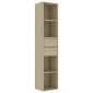 vidaXL Βιβλιοθήκη Χρώμα Sonoma Δρυς 36 x 30 x 171 εκ. από Μοριοσανίδα