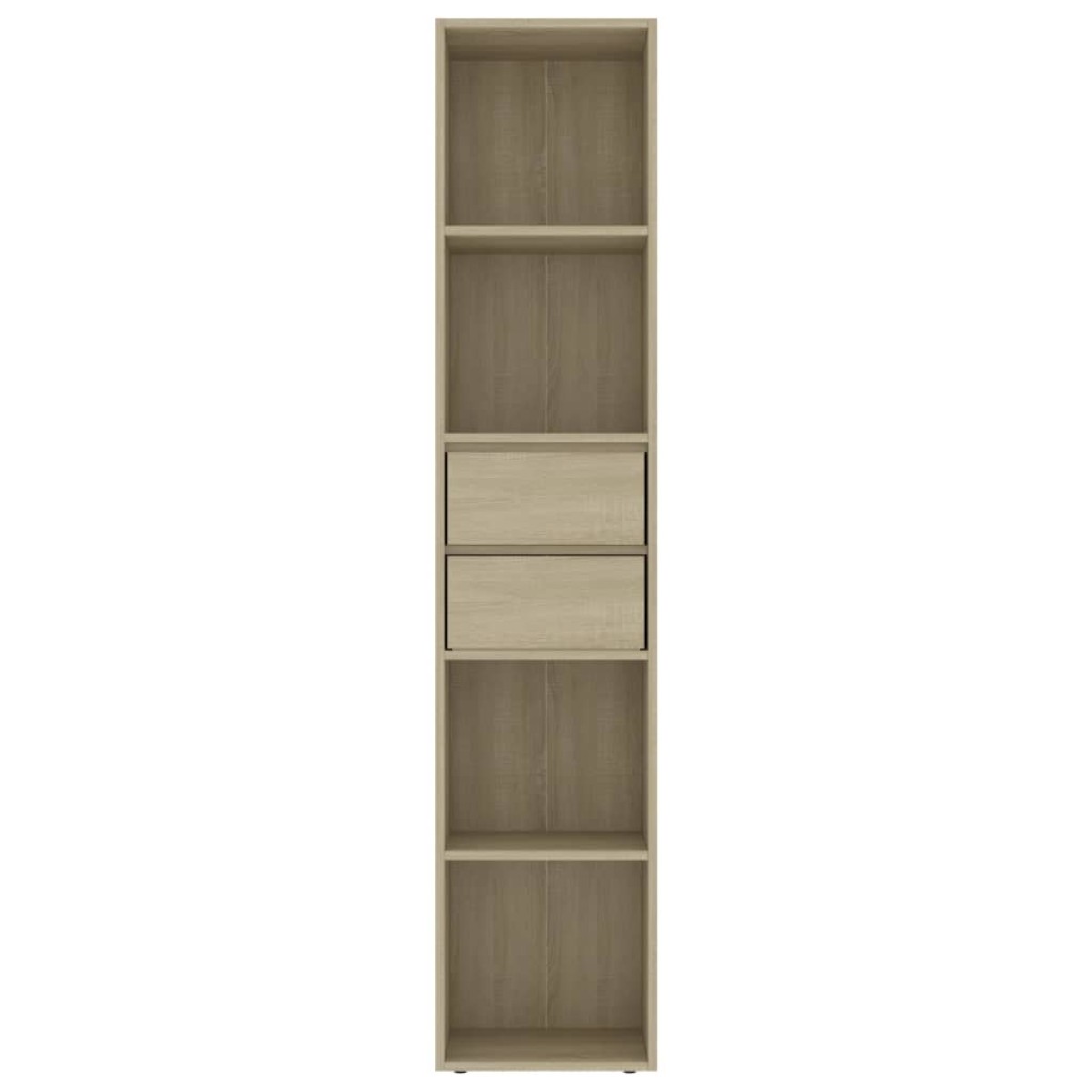 vidaXL Βιβλιοθήκη Χρώμα Sonoma Δρυς 36 x 30 x 171 εκ. από Μοριοσανίδα