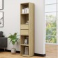 vidaXL Βιβλιοθήκη Χρώμα Sonoma Δρυς 36 x 30 x 171 εκ. από Μοριοσανίδα