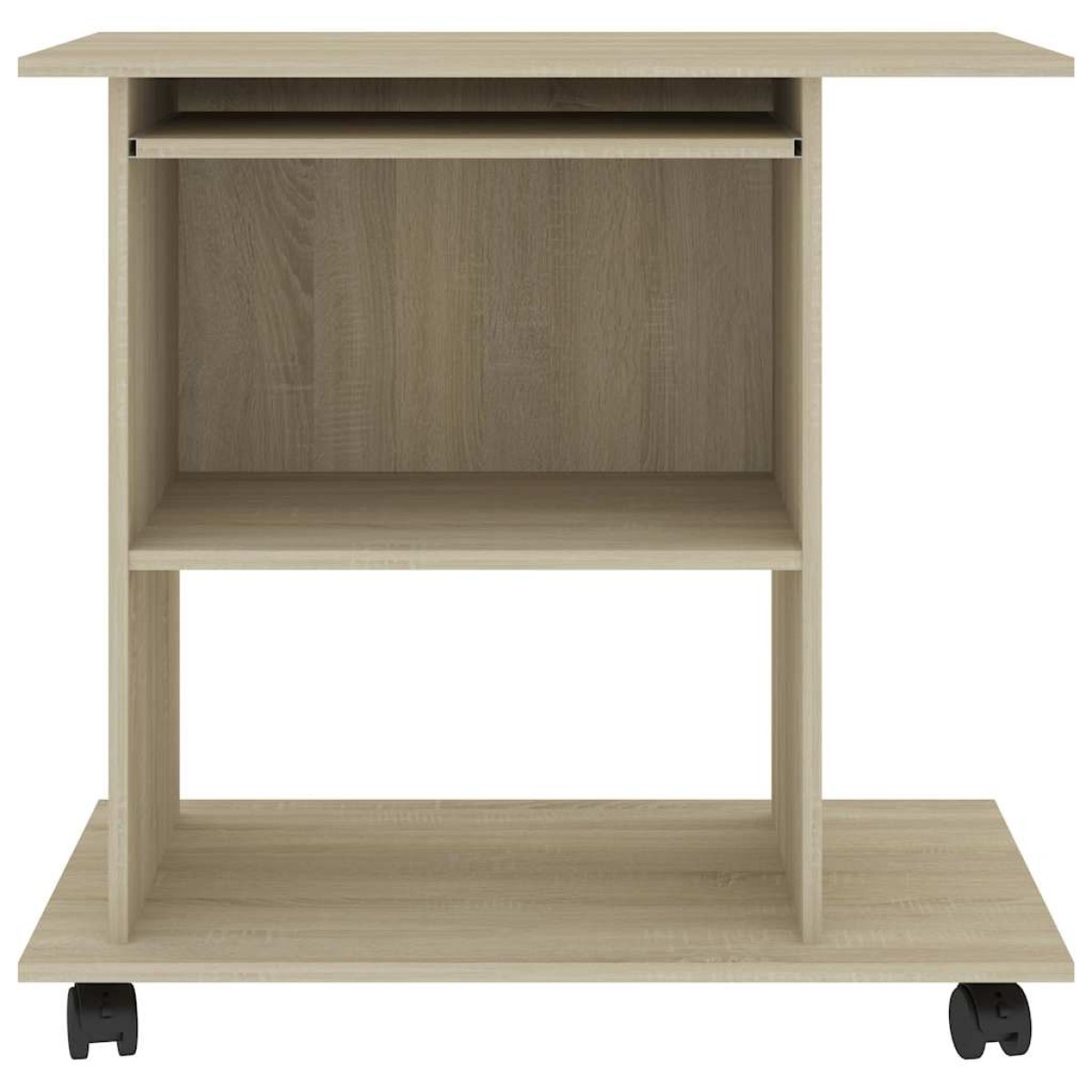 vidaXL Γραφείο Υπολογιστή Sonoma Δρυς 80 x 50 x 75 εκ. από Μοριοσανίδα