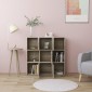 vidaXL Βιβλιοθήκη Χρώμα Sonoma Δρυς 90 x 30 x 90 εκ. από Μοριοσανίδα