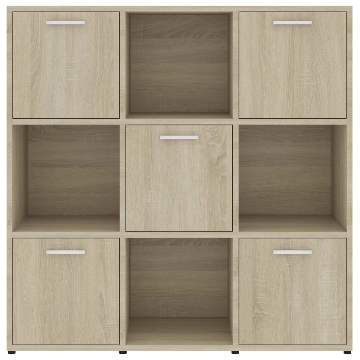 vidaXL Βιβλιοθήκη Χρώμα Sonoma Δρυς 90 x 30 x 90 εκ. από Μοριοσανίδα