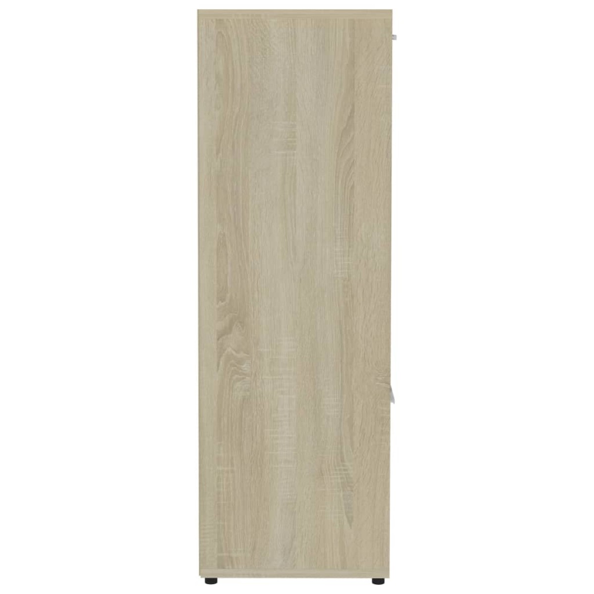 vidaXL Βιβλιοθήκη Χρώμα Sonoma Δρυς 90 x 30 x 90 εκ. από Μοριοσανίδα