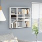vidaXL Ραφιέρα Τοίχου Λευκή 90 x 16 x 78 εκ. από Μοριοσανίδα