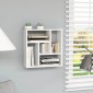 vidaXL Ραφιέρα Τοίχου Λευκή 45,1 x 16 x 45,1 εκ. από Μοριοσανίδα