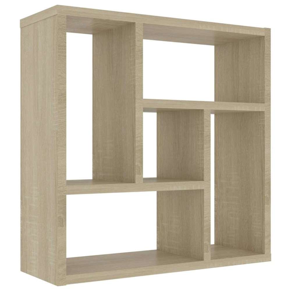 vidaXL Ραφιέρα Τοίχου Sonoma Δρυς 45 x 16 x 45 εκ. από Επεξ. Ξύλο