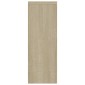 vidaXL Ραφιέρα Τοίχου Sonoma Δρυς 45,1 x 16 x 45,1 εκ. από Μοριοσανίδα