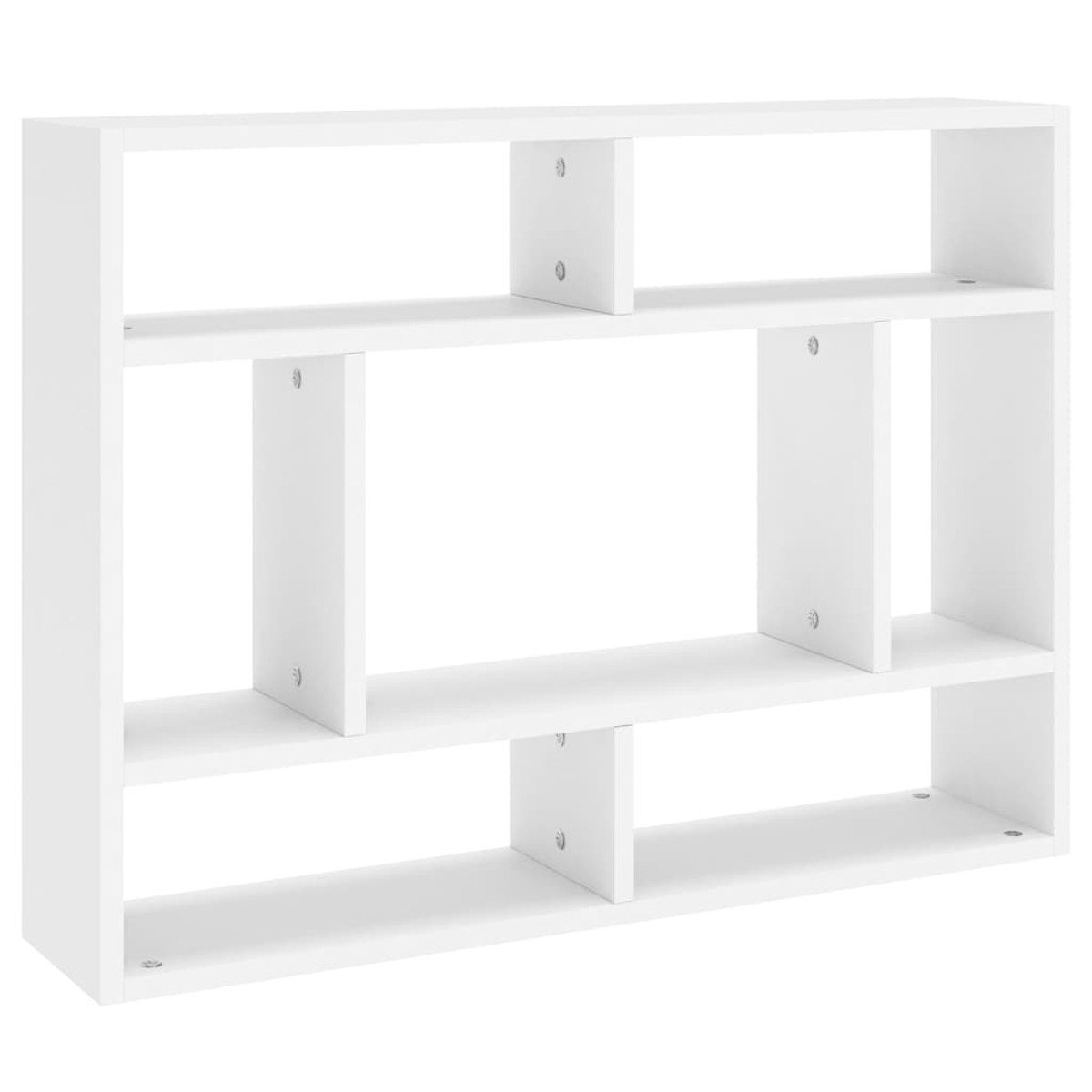 vidaXL Ραφιέρα Τοίχου Λευκή 75 x 16 x 55 εκ. από Μοριοσανίδα
