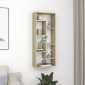 vidaXL Ραφιέρα Τοίχου Sonoma Δρυς 36 x 16 x 90 εκ. από Μοριοσανίδα