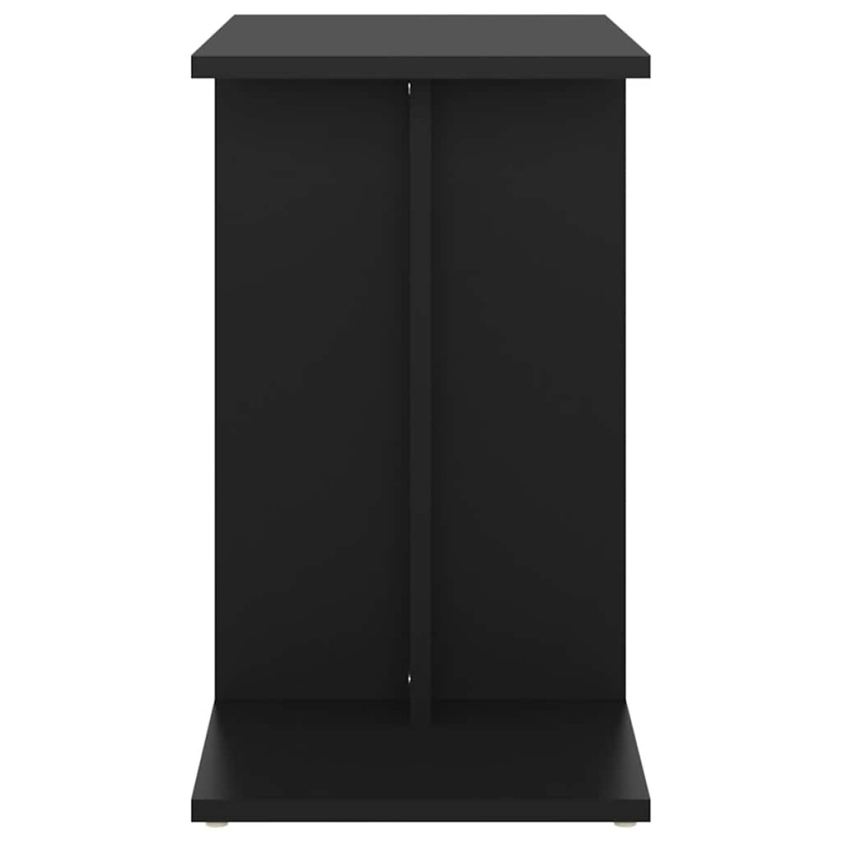 vidaXL Τραπέζι Βοηθητικό Μαύρο 50 x 30 x 50 εκ. από Μοριοσανίδα