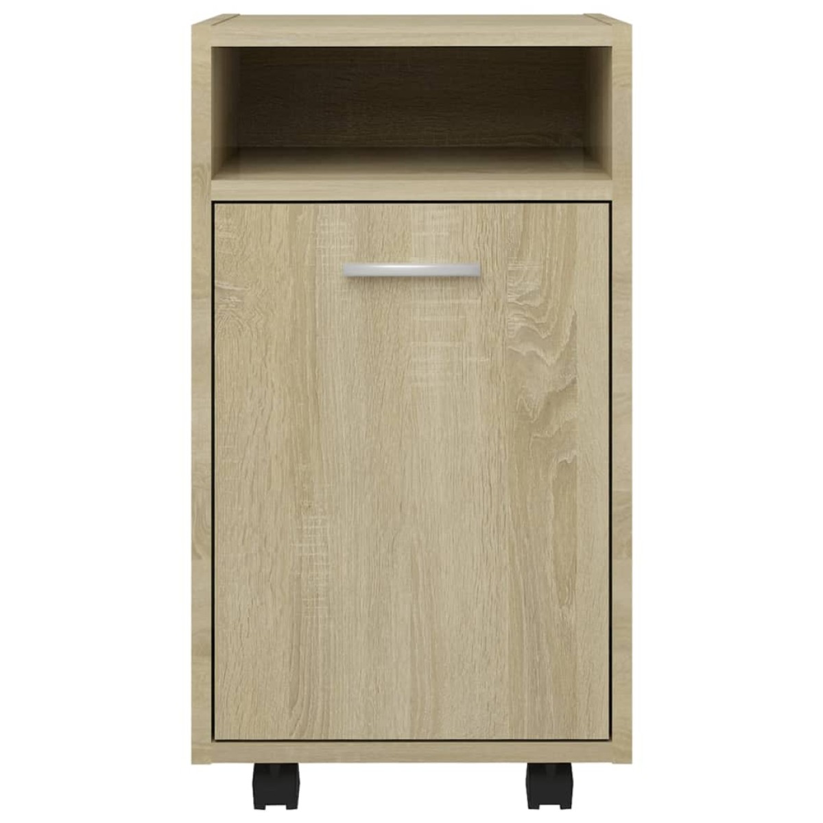 vidaXL Βοηθητ. Ντουλάπι με Τροχούς Sonoma Δρύς 33x38x60 εκ Μοριοσανίδα