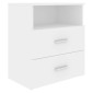 vidaXL Κομοδίνο Λευκό 50 x 32 x 60 εκ.