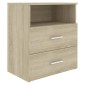 vidaXL Κομοδίνο Sonoma Δρυς 50 x 32 x 60 εκ.
