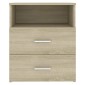 vidaXL Κομοδίνο Sonoma Δρυς 50 x 32 x 60 εκ.