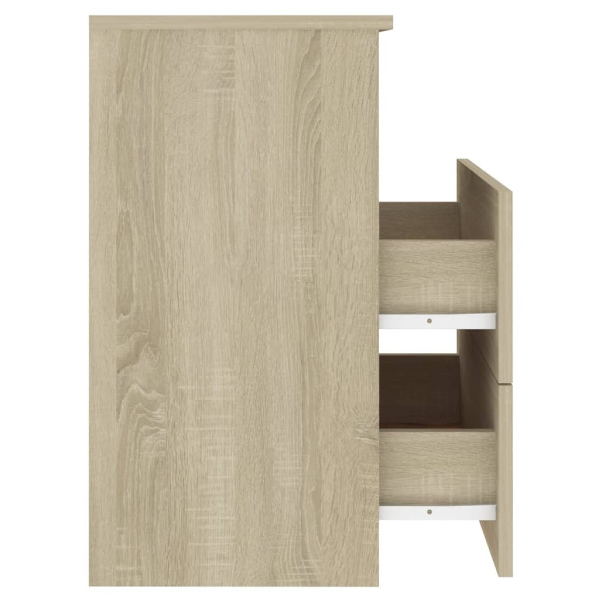 vidaXL Κομοδίνα 2 τεμ. Sonoma Δρυς 50 x 32 x 60 εκ.