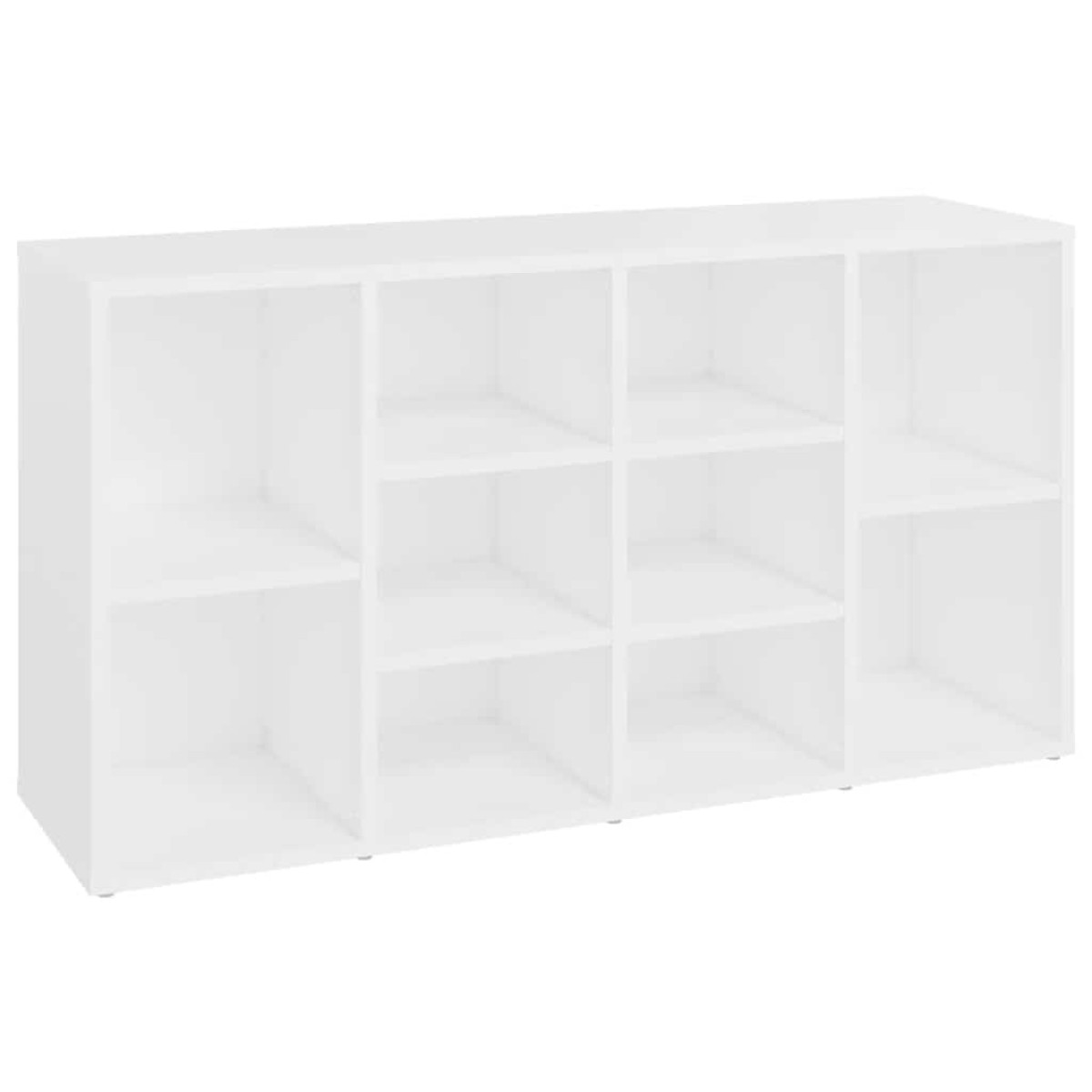 vidaXL Παπουτσοθήκη Λευκή 103 x 30 x 54,5 εκ. από Μοριοσανίδα