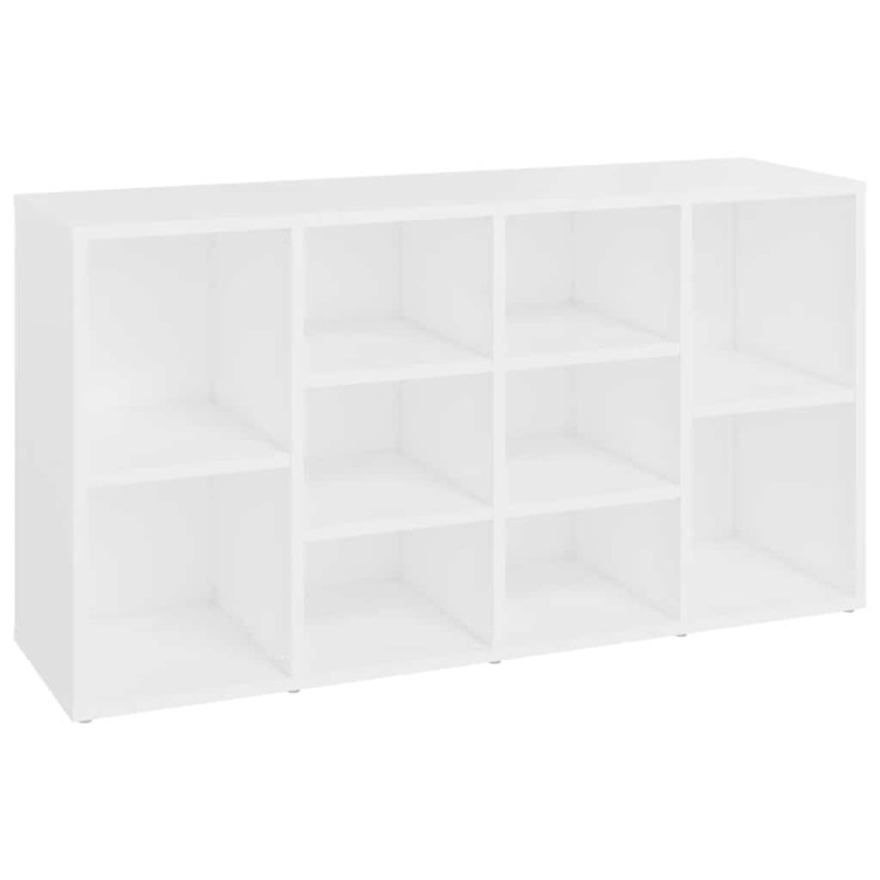 vidaXL Παπουτσοθήκη Λευκή 103 x 30 x 55 εκ. από Επεξ. Ξύλο