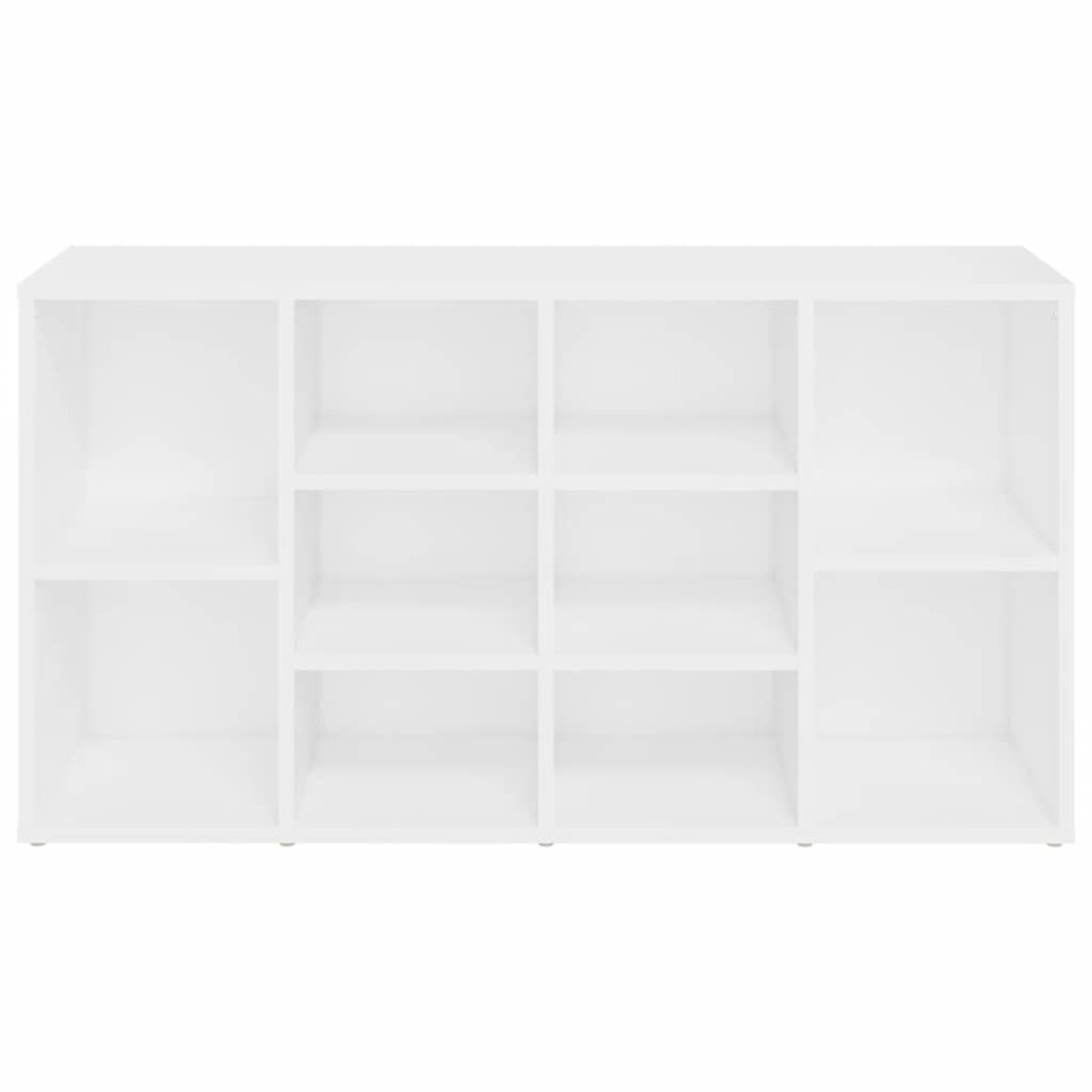 vidaXL Παπουτσοθήκη Λευκή 103 x 30 x 54,5 εκ. από Μοριοσανίδα