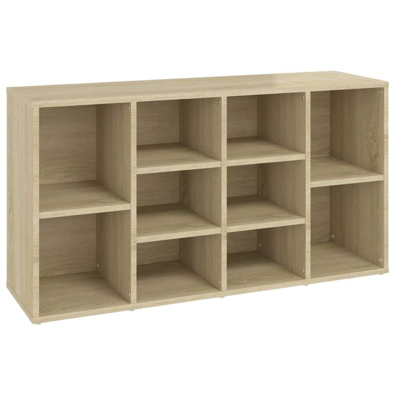 vidaXL Παπουτσοθήκη Sonoma Δρυς 103 x 30 x 55 εκ. από Επεξ. Ξύλο